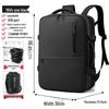 Men's Fashionable 17-Inch Laptop Travel Backpack - Business Commuter, High-End Feel, Large Capacity Double Shoulder Bag