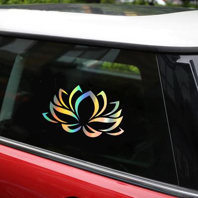 LYKX Schöne Lotusblume Stoßstange Fenster Autoaufkleber Automobile Motorräder Außenzubehör Vinylaufkleber