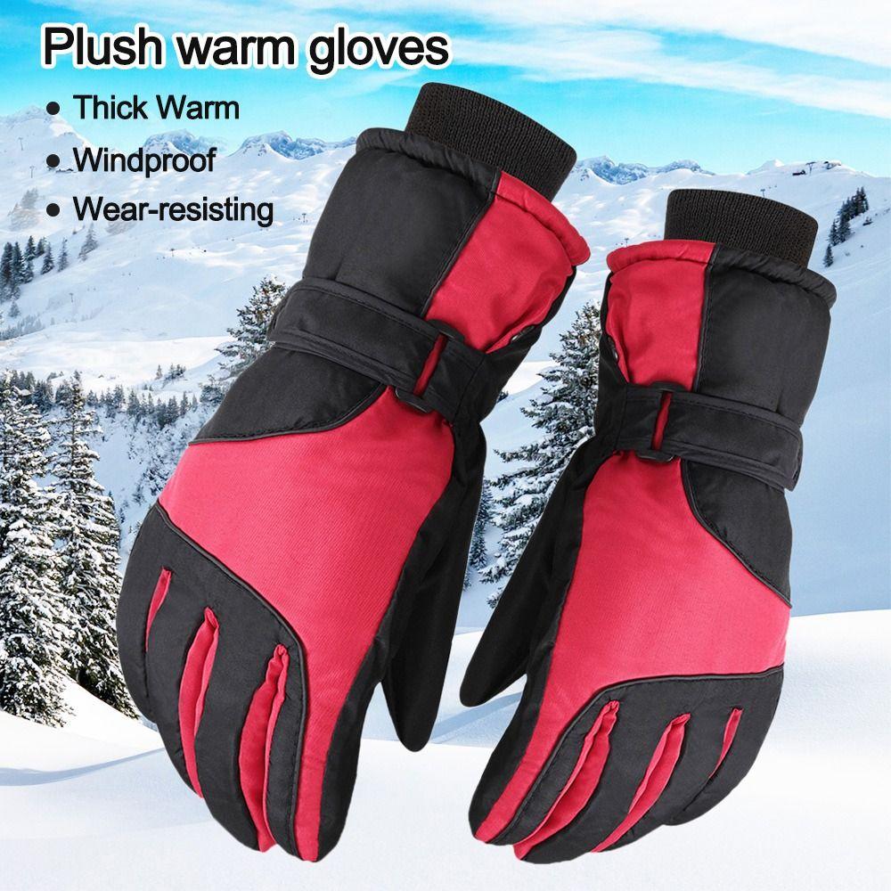 Touch Screen Snowboard Gloves Non-Slip Winter Gloves Comfortable Riding Gloves Winter Sports