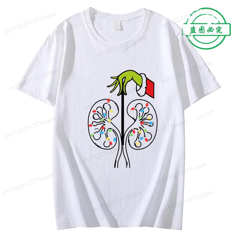 

Christmas Nurse TShirts for Women Lung Christmas Lights Shirts Respiratory Therapist Tee Funny Pulmonologist Xmas TShirt Top S