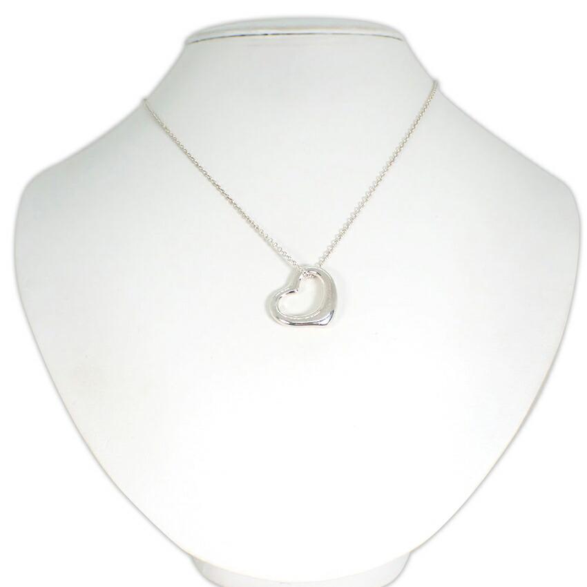 

[Used] TIFFANY/Tiffany 925 Open Heart Pendant/Necklace/g426-34