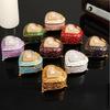Zinc Zinc Zinc Alloy Retro Jewelry Container European Style Trinket Case Fashion Heart Jewelry Box  Gifts