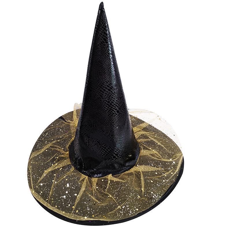Wizard & Witch Hat Costume with Wig for Kids & Adults