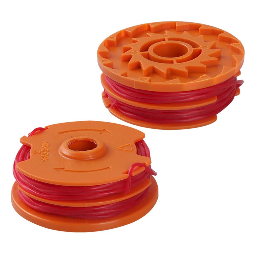Snap-In Spool and Line Unit with Protective Cap Cover Designed for Ozito LTR-529U and For Worx WG119E Cordless Grass Trimmers