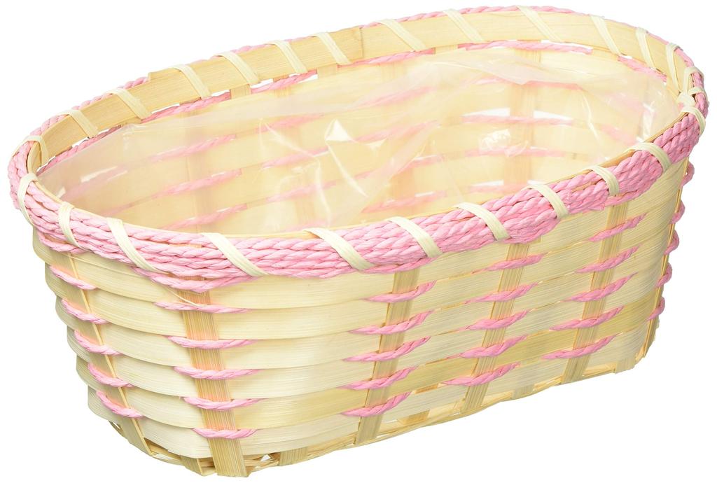 Ohashi Shinji Shoten Flower Arrangement Bamboo Basket Air Oval Basket D4 No. 20-344