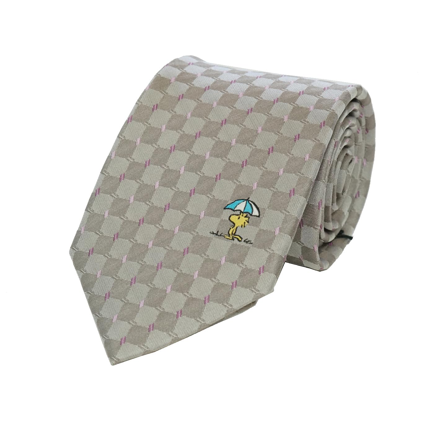 [Peanuts] PEANUTS Necktie - Peanuts Woodstock Necktie DW1113 Gray Necktie - Snoopy Woodstock Character Gift