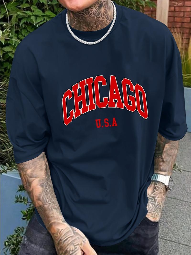 

Men s Red Chicago Short Sleeve T-Shirt S