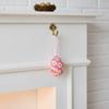 Easter Oval Decoration Easy to Hang Textile Wrapped Oval Ornaments Hanging Easter Eggs Finely Crafted Colorful Foam Eggs