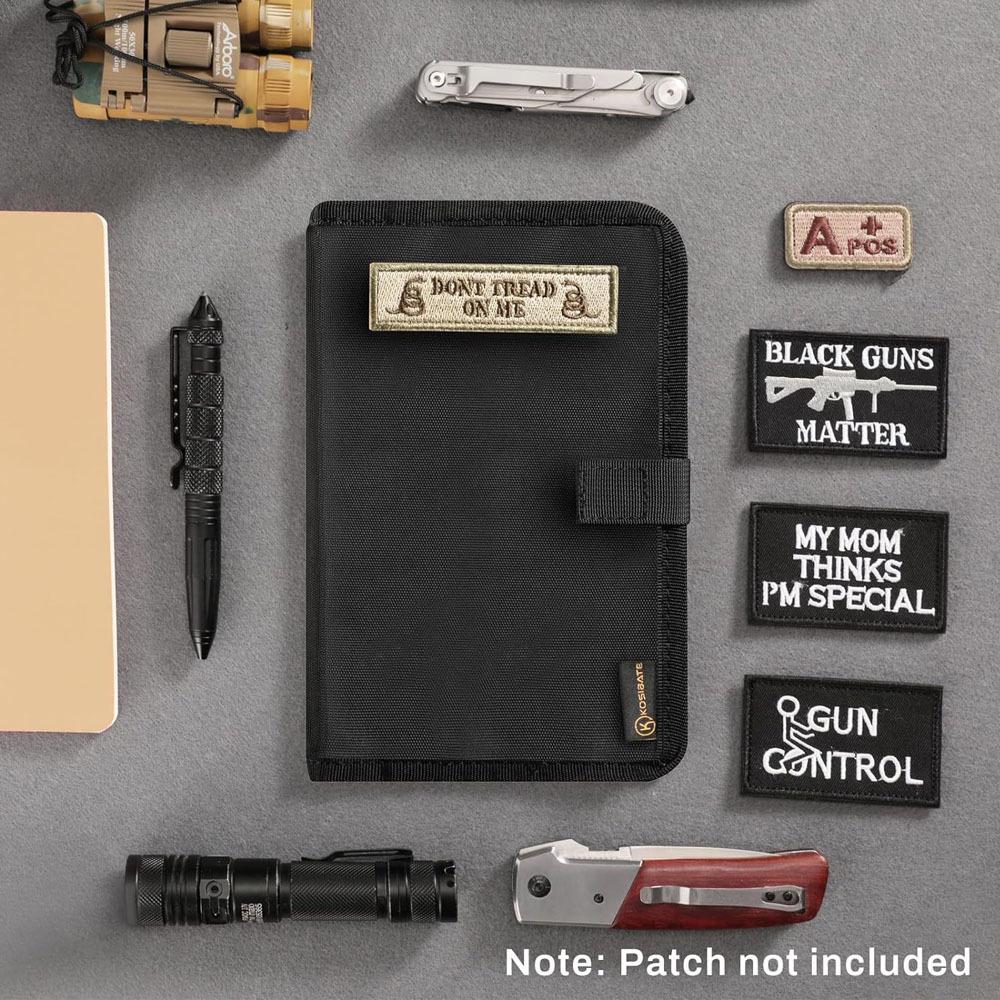 Cross-Border Tactical A5 Loose-Leaf Outdoor Notebook with Protective Cover