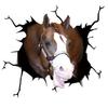 Animal Car Stickers Waterproof PVC Auto Scratch Occlude 3D Simulation Electrostatic Decal Car Window Home Decoration