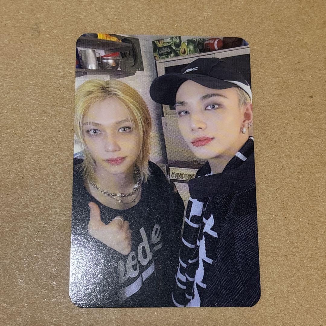 

[USED] Hyunjin, Felix, and LuckyDro trading cards, second series, pop-up, KARMA 7