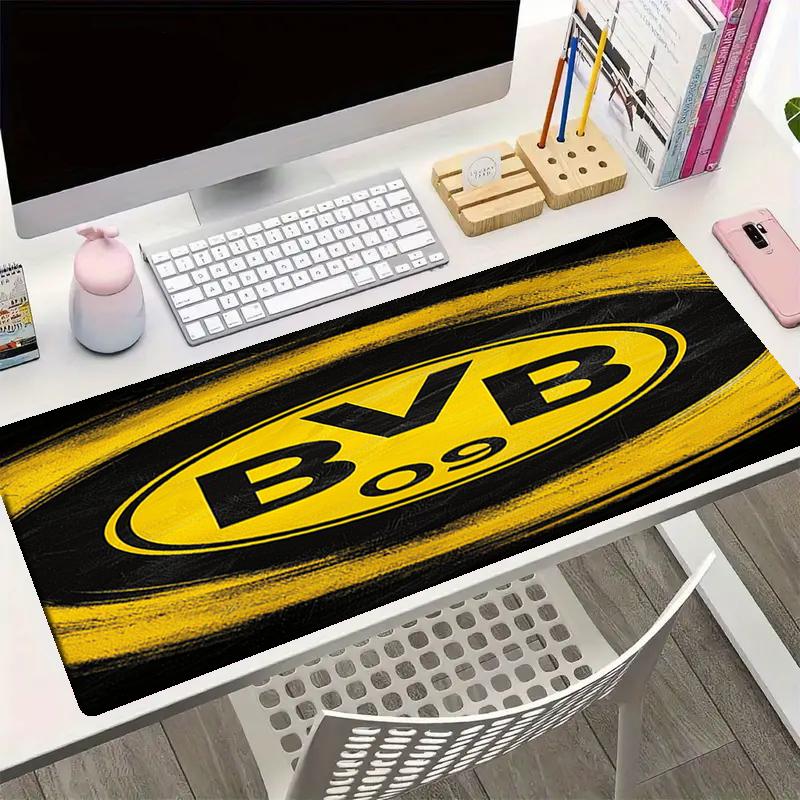 Borussia Dortmund Thema Mauspads, Rutschfeste Gummiunterseite, Multifunktionales Büro- & Wohnaccessoire, Perfekt zur Personalisierung des Arbeitsplatzes.