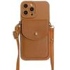 "Anti-Fall Crossbody Lanyard Case with Card Holder for iPhone 13 Pro Max and iPhone 12"