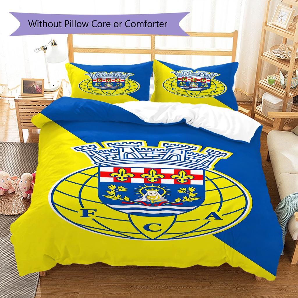 FC Arouca Pattern Bedding Set Quilt Cover Pillowcase Home Decor Gift (1 * duvet cover + 2 * pillowcase, without core)