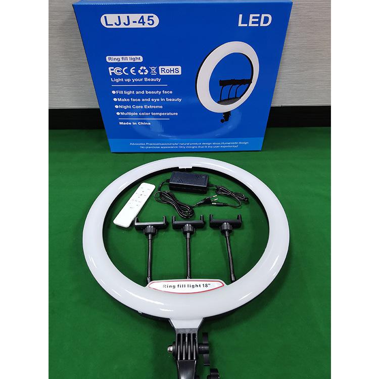 8-Inch Desktop Ring Light with 10-Inch Mobile Phone Holder for Live Streaming and Beauty Photography