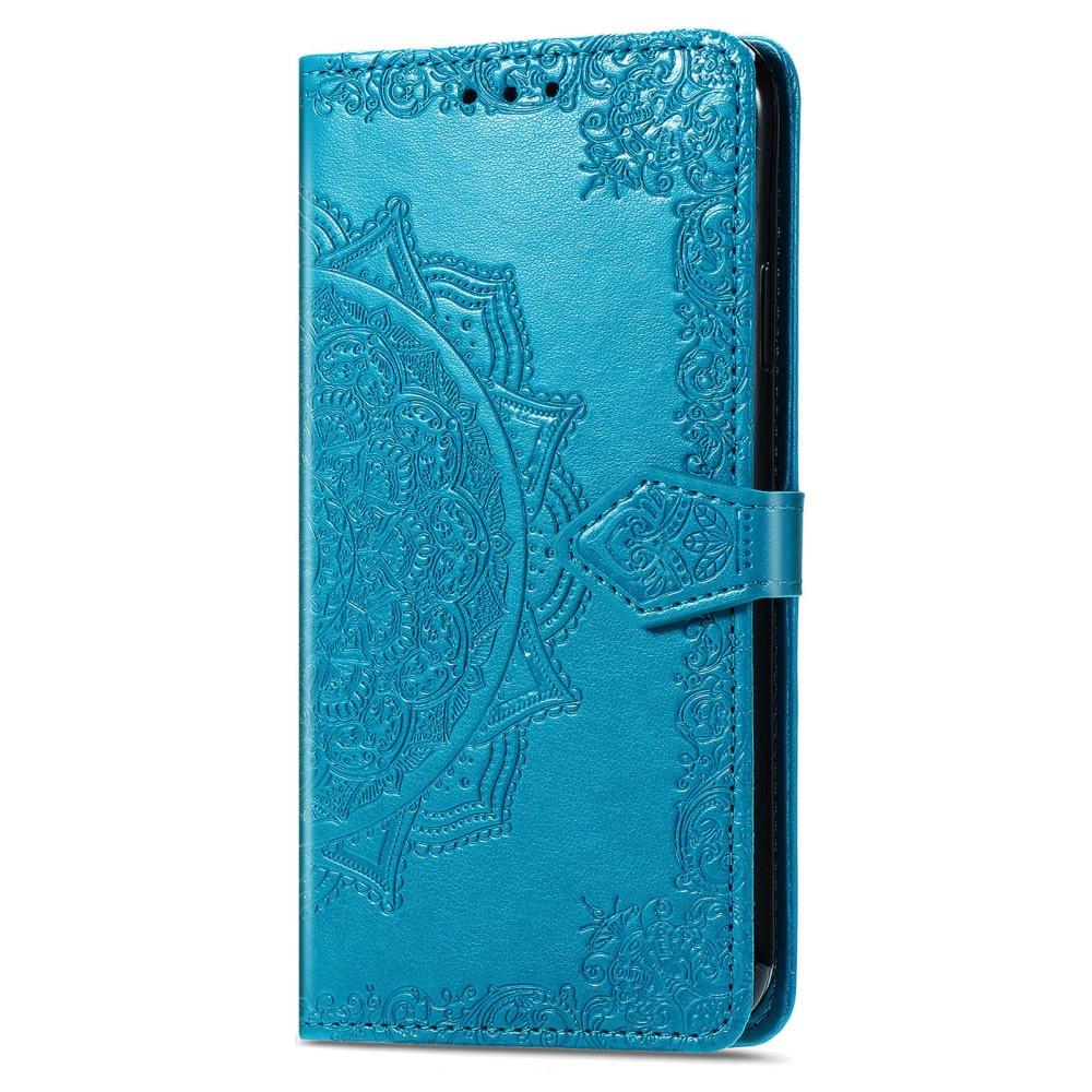 Samsung Galaxy A13 4G Flip Case, Mandala, Blue