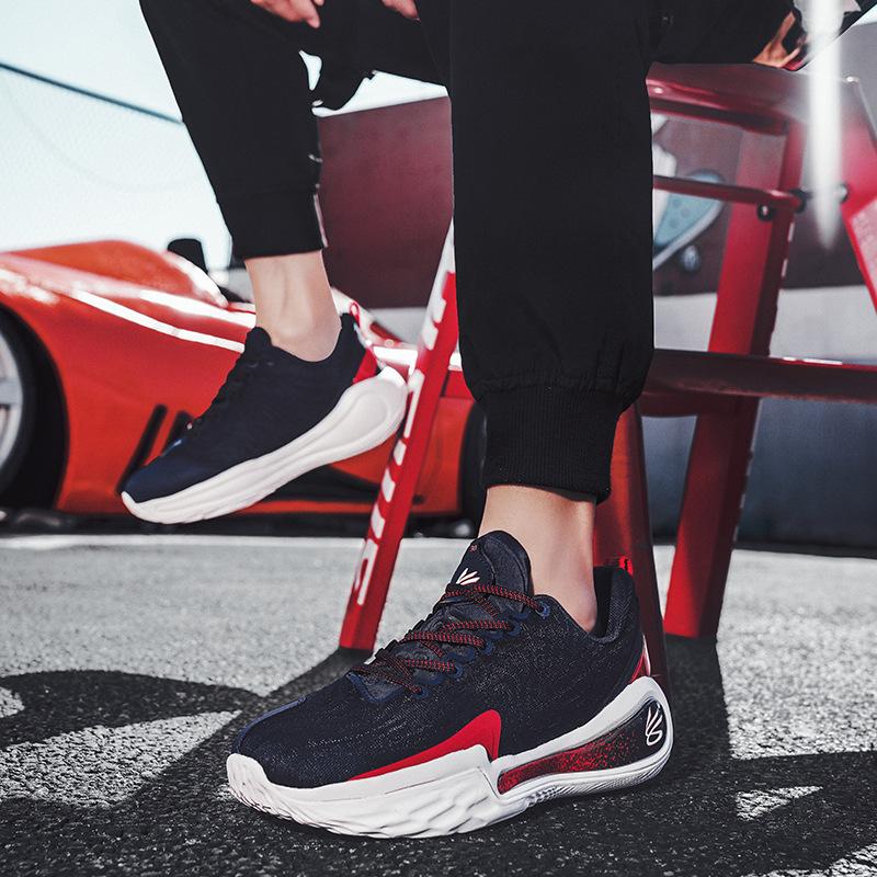 2025 New Professional Basketball Shoes for Men and Women Low-top Students Breathable and Wear-resistant Youth Game Training Actual Sneakers