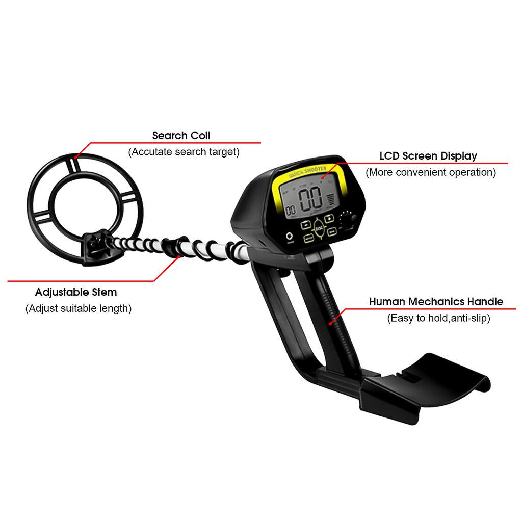 Buy MD4060 Underground Metal Detector Waterproof Treasure Adjustable