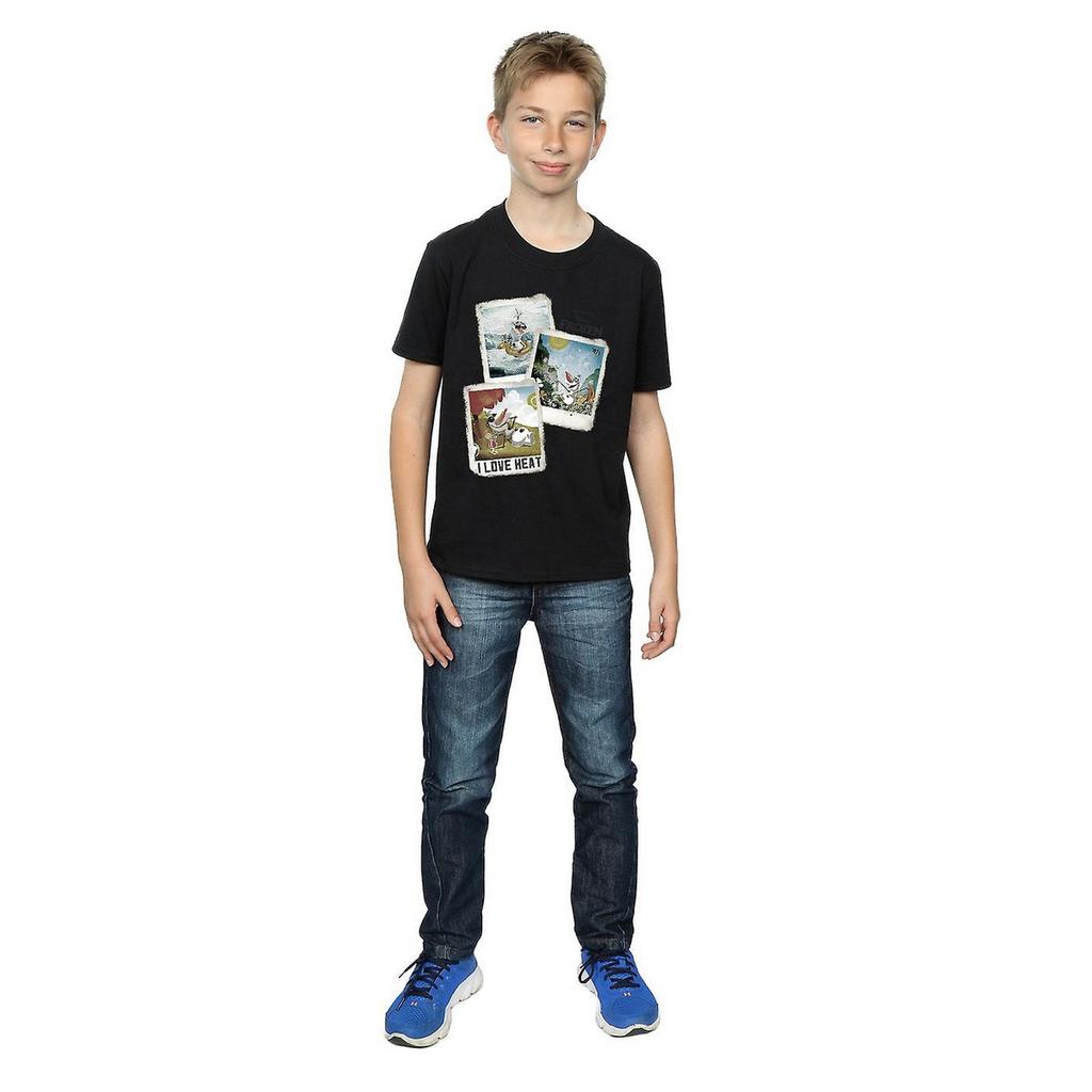 Frozen Boys Olaf Polaroid Cotton T-Shirt
