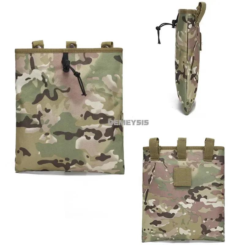Molle Dump Magazine Pouch Mag Drop Pouches Hunting CS Gun Ammo EDC Bag Recycling Storage Bag