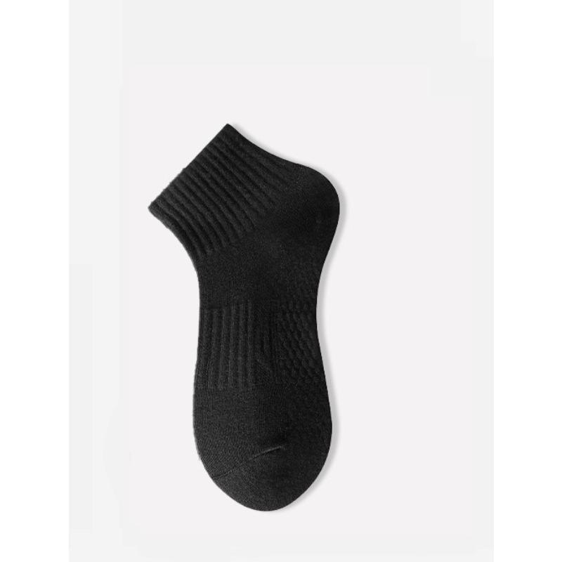 

Men s Running Socks - Short Trousers, Anti-Slip, Durable, Breathable, Wicking Sweat, Odor-Resistant 1 pair чорний