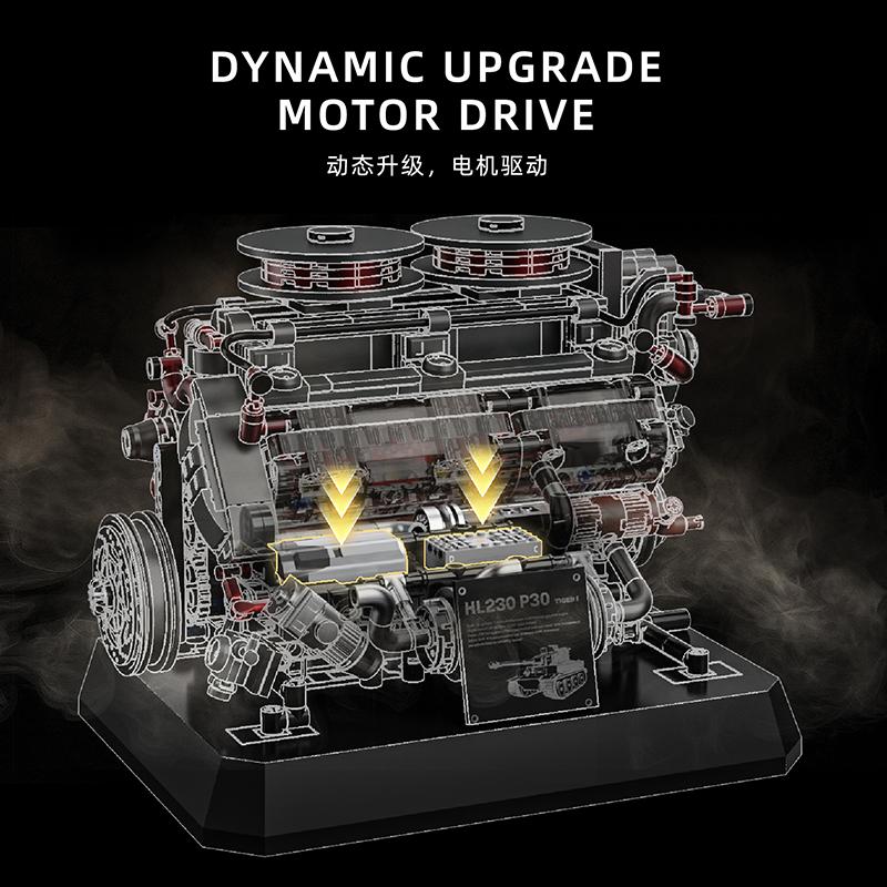 1236Pcs Army-Design Series-Collection First-Class Tiger Armored-Figurehting-Vehicle First-Class Engine Construction-Set-Kit Top-Grade