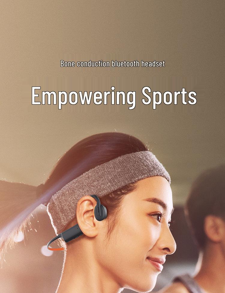 Private Mold K08 Bone Conduction Open-Ear Wireless Bluetooth Sports Headphones for Comfortable Long Wear