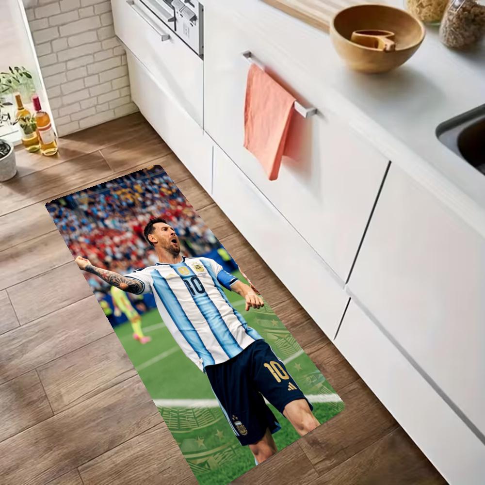 Messi Nonslip Kitchen Mat Floor Carpet Rug For Indoors Outdoors Home Decor Room Supplies Spring Decor