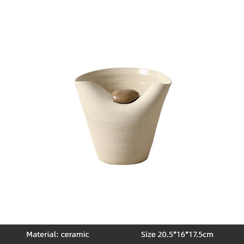 

Nordic Ceramics Vases Creative Living Room Desktop Vases Balcony Storage Flower Bottle Modern Entrance Hall Decoration Ornament