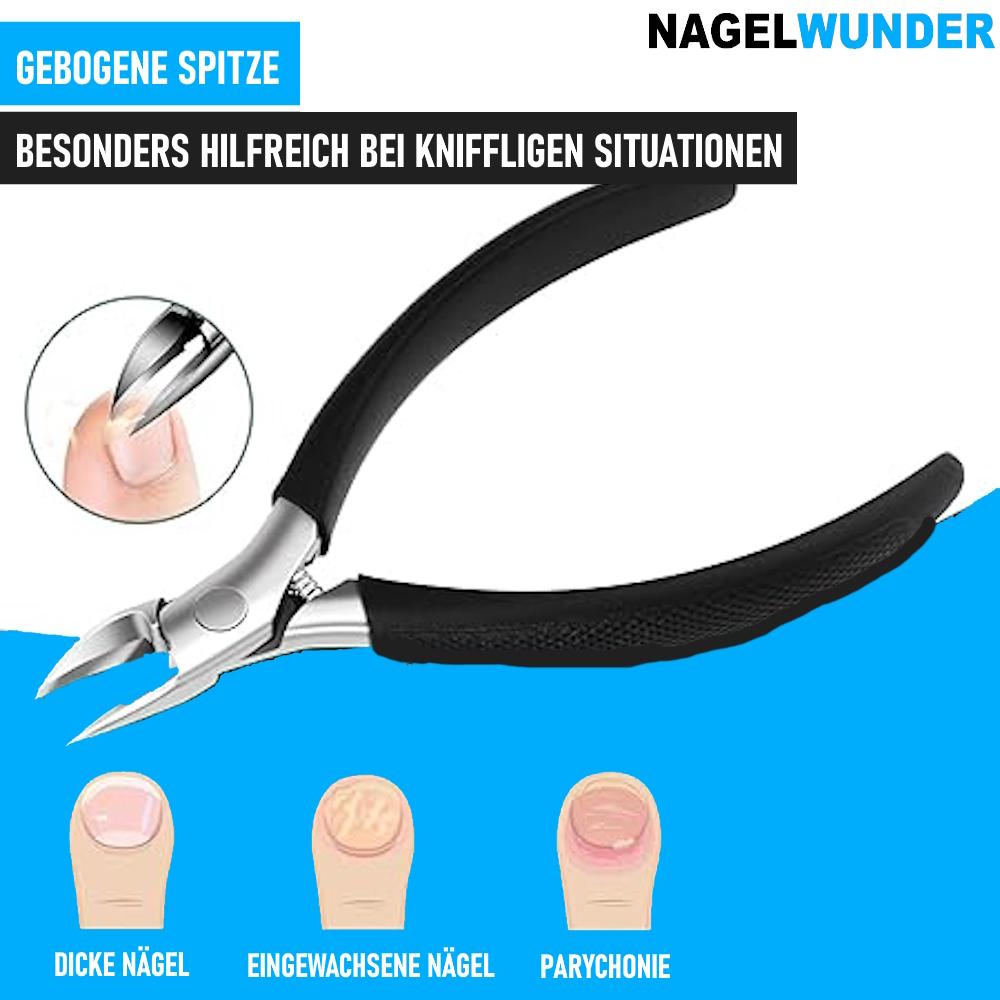 NAGELWUNDER Nail Clippers Toenail Clippers Stainless Steel Toenail Scissors Thick Toenails