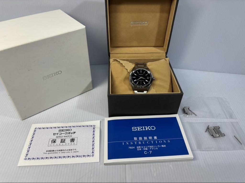 [USED] Seiko Brightz Solar Watch with Radio-Controlled Watch SAGZ083
