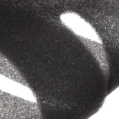 FRCOLOR Hanger Sponge Covers, 50-Piece Set, Non-Slip, Mark-Free, Scratch-Resistant, Fits 40cm Hangers (Black, 41*7*0.3cm)