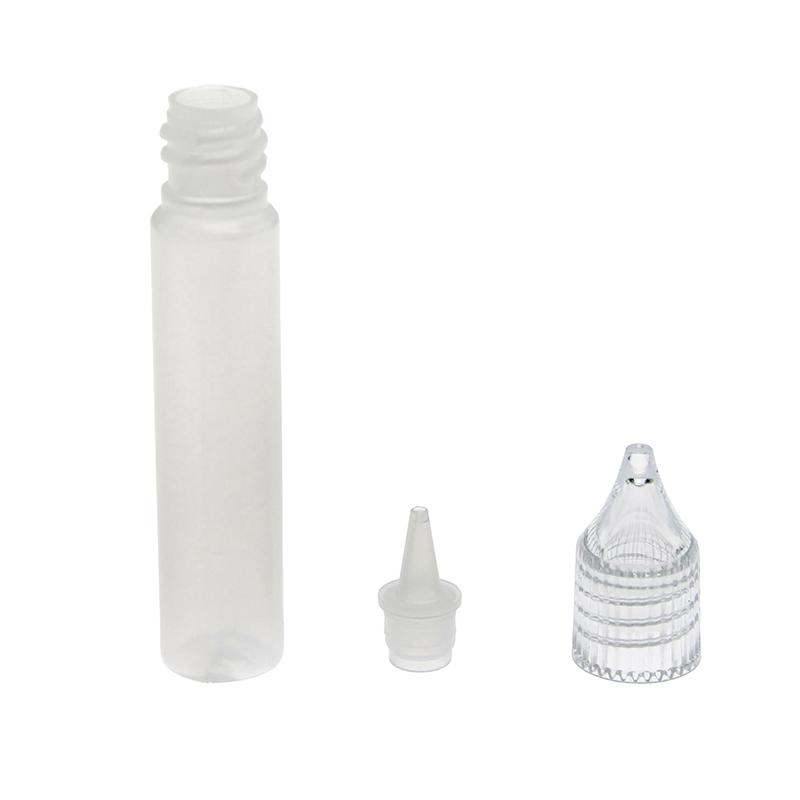 10/15/30/50 ml Plastikowa Butelka z Kroplomierzem Wielokrotnego Użytku Butelki na Płyny 5 Szt. Pusta Długa Butelka Kształt Długopisu Na Tusz Olejek Eteryczny Pigment