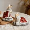 Gypsum Clay Mold Vivid Aromatherapy Candle Mold Cloak Wolf Dog Candle Mold Realistic For Candle Making Home Decoration Resin