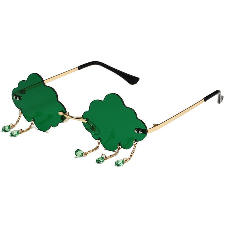 MGparty St. Patrick's Day Shamrock Glasses Irish Lucky Green Clover Sunglasses Saint Patricks Accessories Party Favor