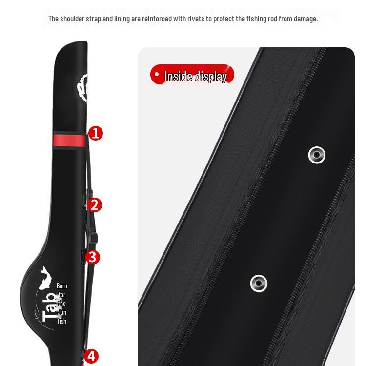 Waterproof Multi-Functional Hard Shell Fishing Rod Bag