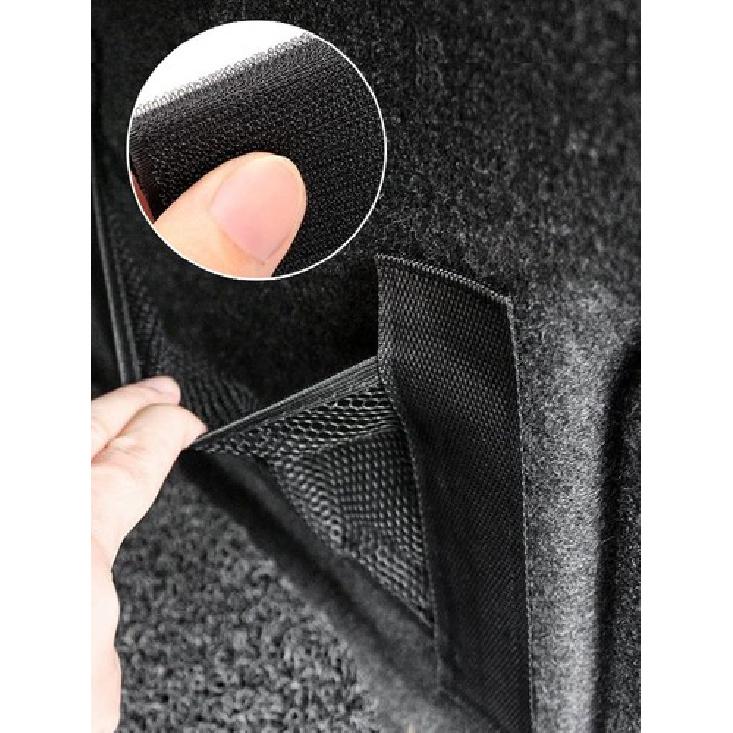 Black Elastic Mesh Car Trunk Organizer Fixing Bet Storage Bag Storage Accessory