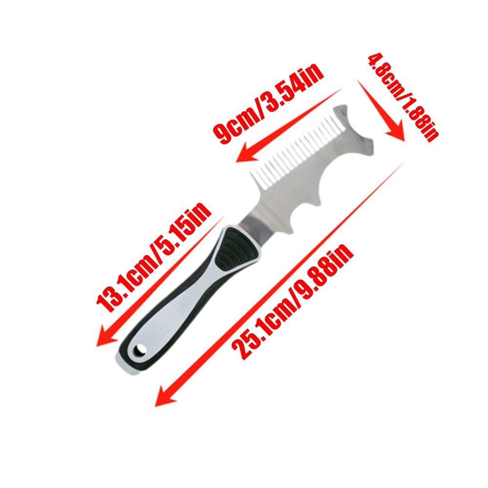 4 in 1 Paint Brush Comb Thickened Stainless Steel Tool Rollers Cleaning
