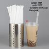 Jumbo Einzeln verpackte Boba Tee Strohhalme