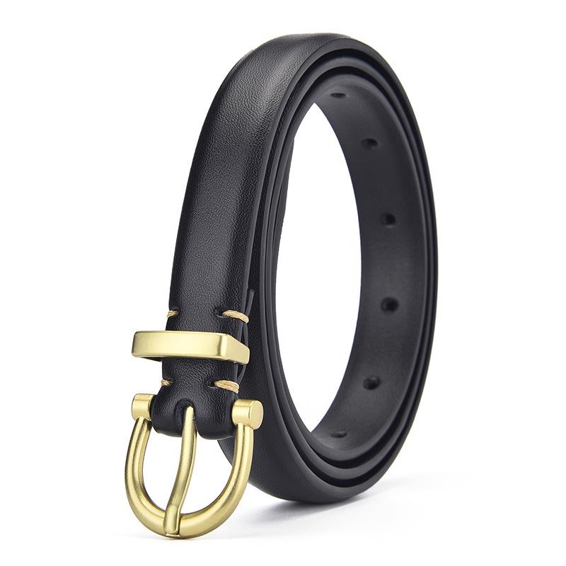 Women's High-End Fashion Leather Belt - Casual, Student, Workplace Waist Accessory
