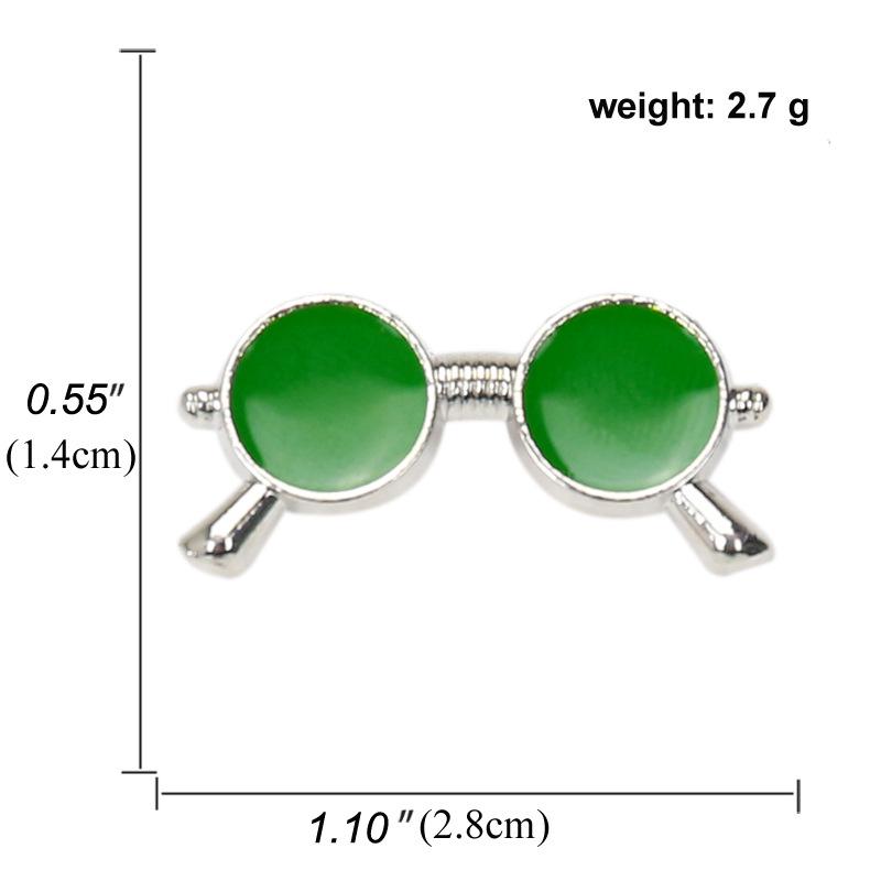 

Korean Cartoon Sunglasses Brooch - Colorful Student Drop Oil Badge Jewelry