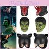 Avengers karaktärsmask latex Halloween-rekvisita för Venom Hulk och Catwoman