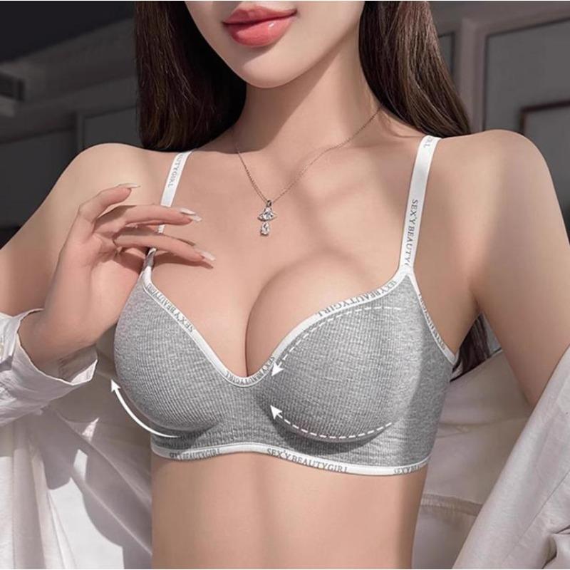 Seamless Comfort Wireless Bra for Women,Push Up Padded Lingerie,Soft Cup Everyday Underwear for Young Girls,Sizes 32-38 AB Cup