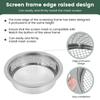 Soil Sifting Set Stainless Steel Potting Sieves Set with 5 Different Mesh and Shovel Gardening Dirt Sifter for Gardening Bonsai
