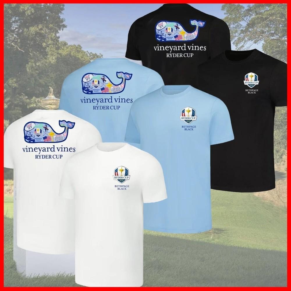 

SALE 2025 Ryder Cup Bethpage Black Whale 2 Sides T-Shirt All Size S-3XL Fastship 2XL