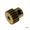 5PCS 0.5 modulus copper gear cylindrical 18 tooth 3mm hole boss spur gear 18-3a
