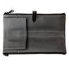 CCOMPANY LIMITED Pen Case Lupo 2 Second Genuine Leather Italian Leather Pencil Case x (Black Gray)