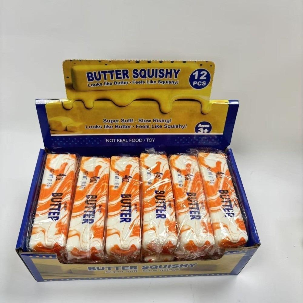 Soft Butter Stick Fidget Toy Slow Rebound Cheese Stick Squishy Toy Butter Stick Squishy Toy Adult