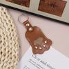 Hair Grooming Pet Hair Memorial Keychain DIY Handmade Paw Shape Keyring  Hanging Accessory