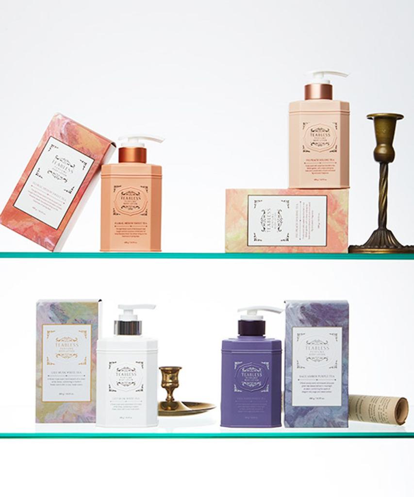 [Teeduft] Teefreie Körperlotion (Wählen Sie 1 von 4 Düften: Moschus, Amberholz, Blumig, Feige)